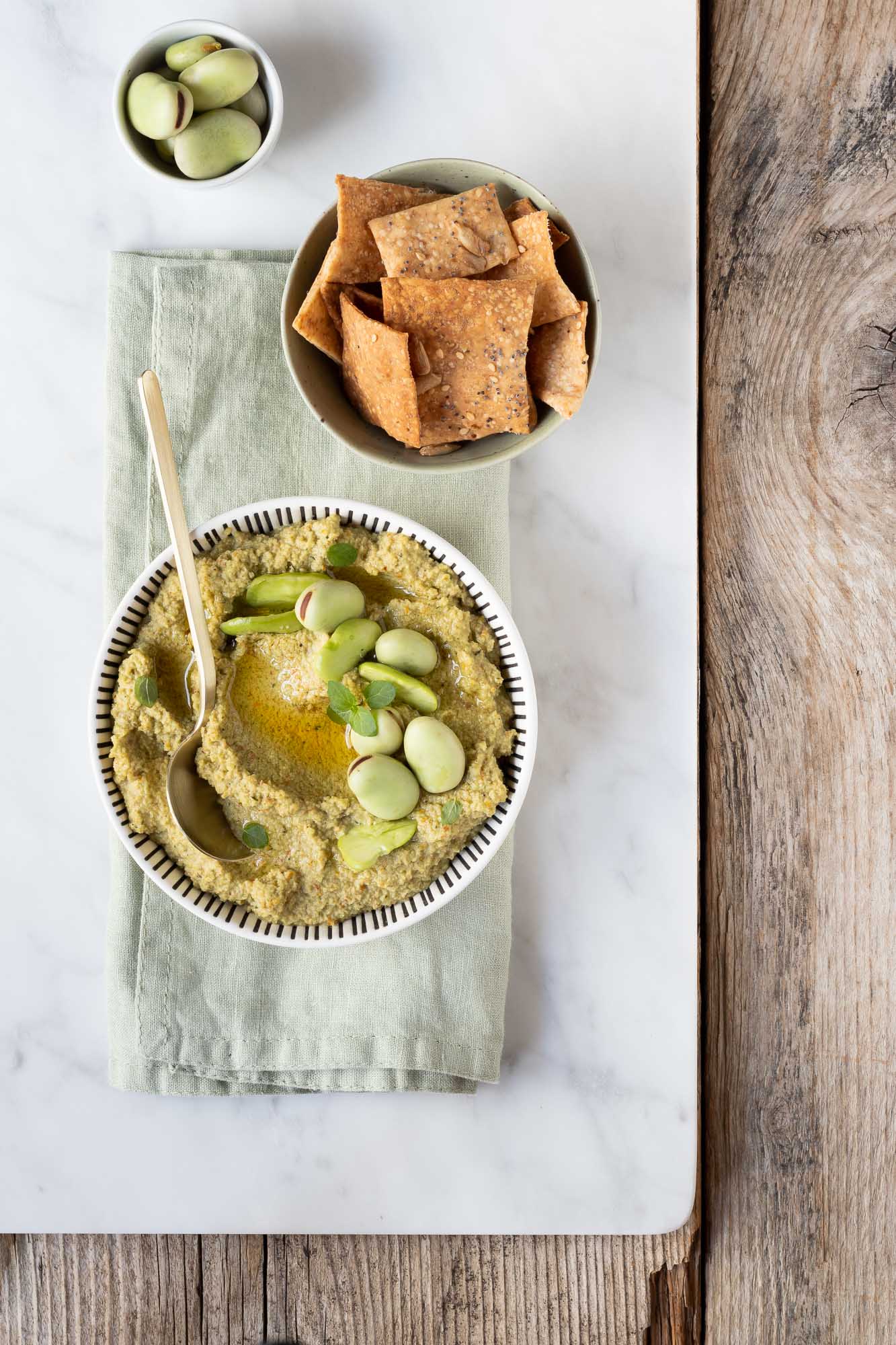 Patè di fave fresche