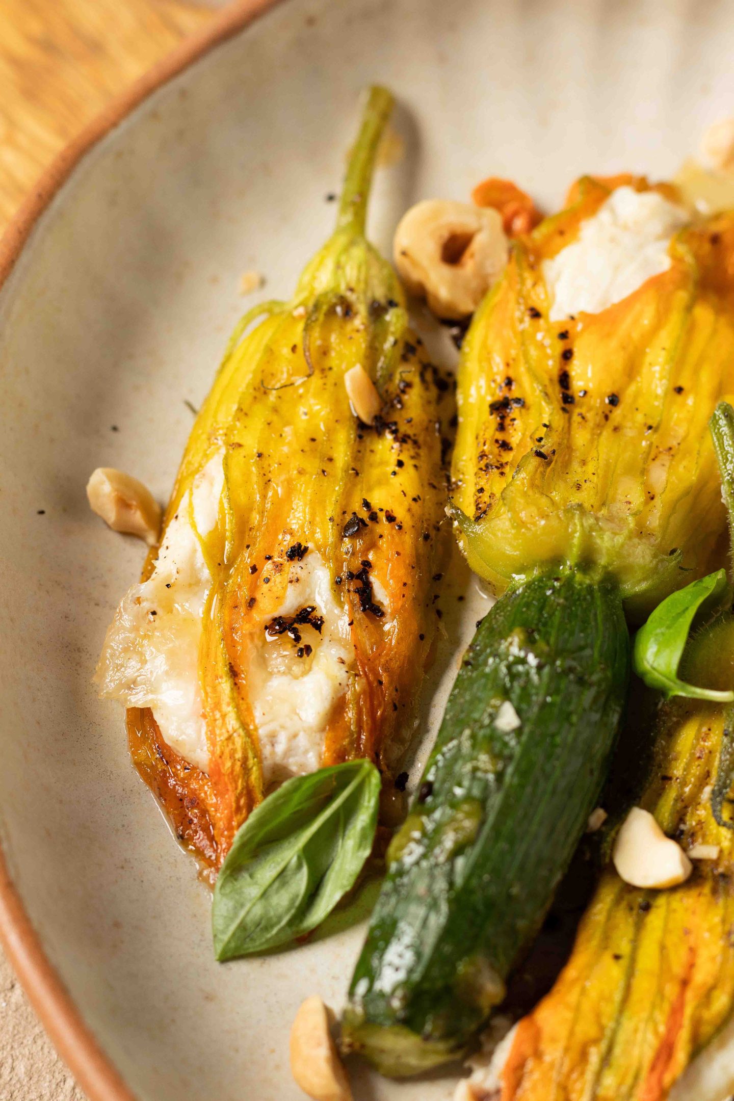 fiori di zucca farciti