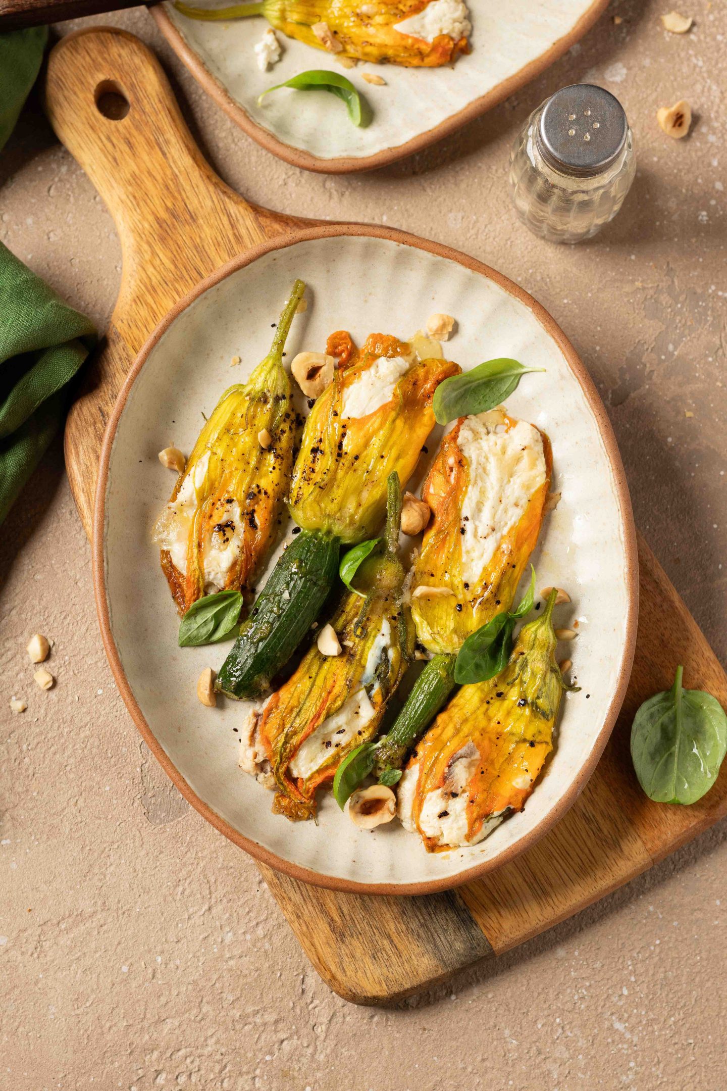 fiori di zucca ripieni