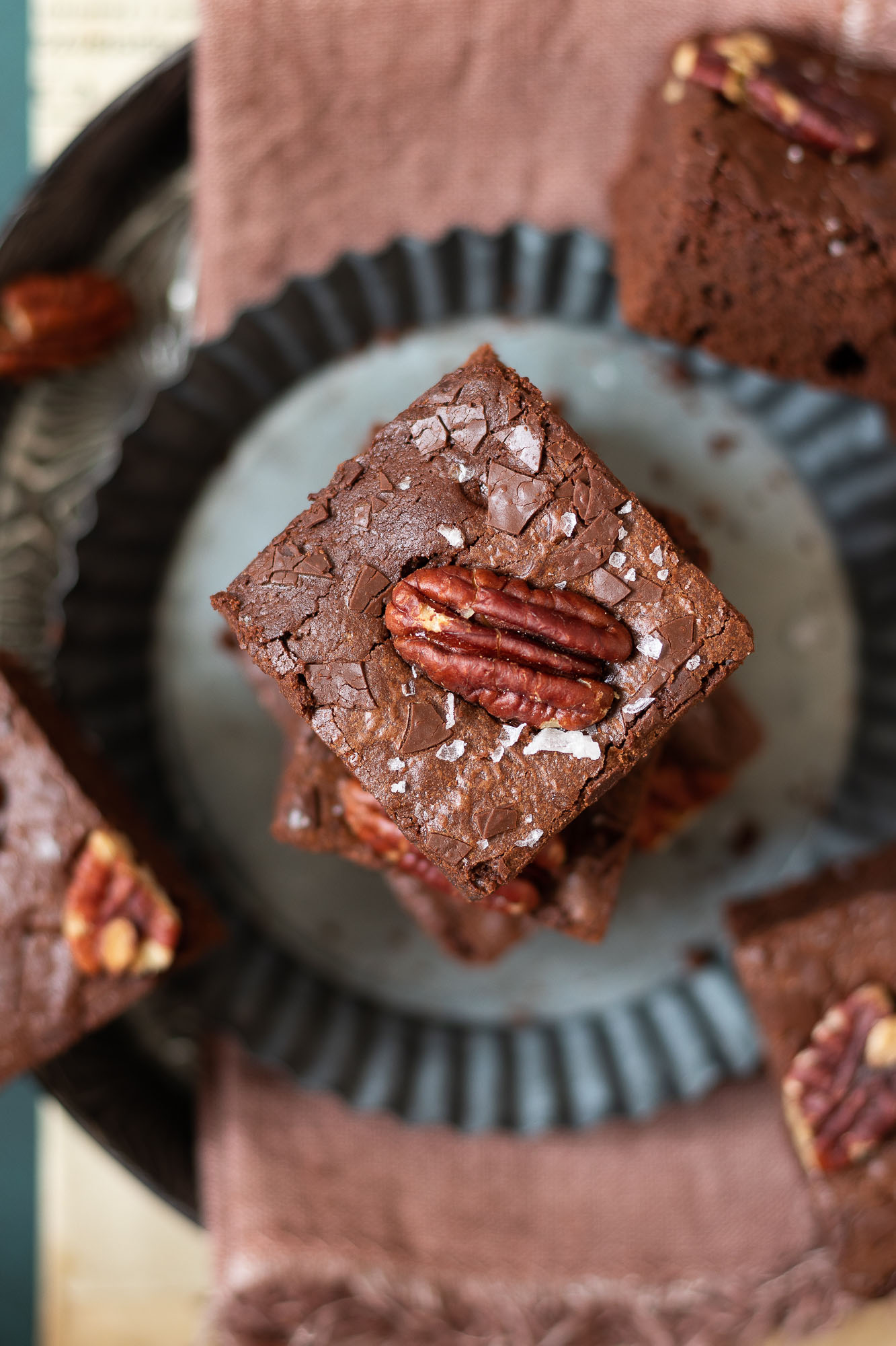 quadrotti al cioccolato senza burro