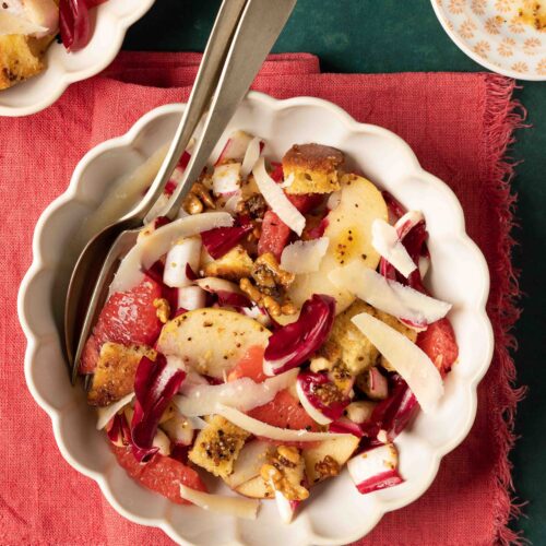 Insalata d'inverno con pressing alla senape