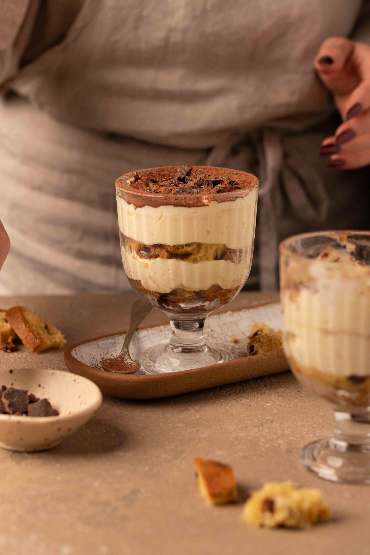 Panettonemisù al bicchiere